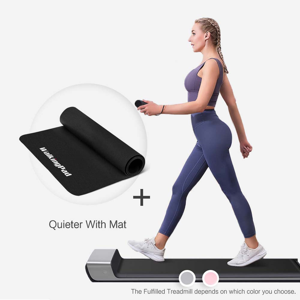WalkingPad P1 Foldable Walking Treadmill - Grey / 110V For U.S. / With Mat