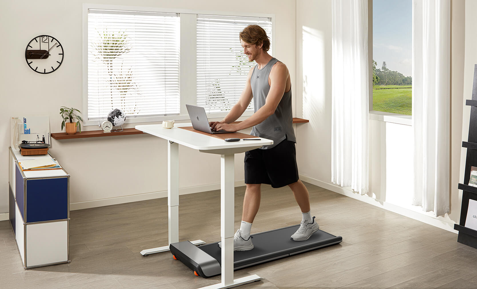 Kingsmith WalkingPad P1 Under Desk Treadmill, so you can walk and work